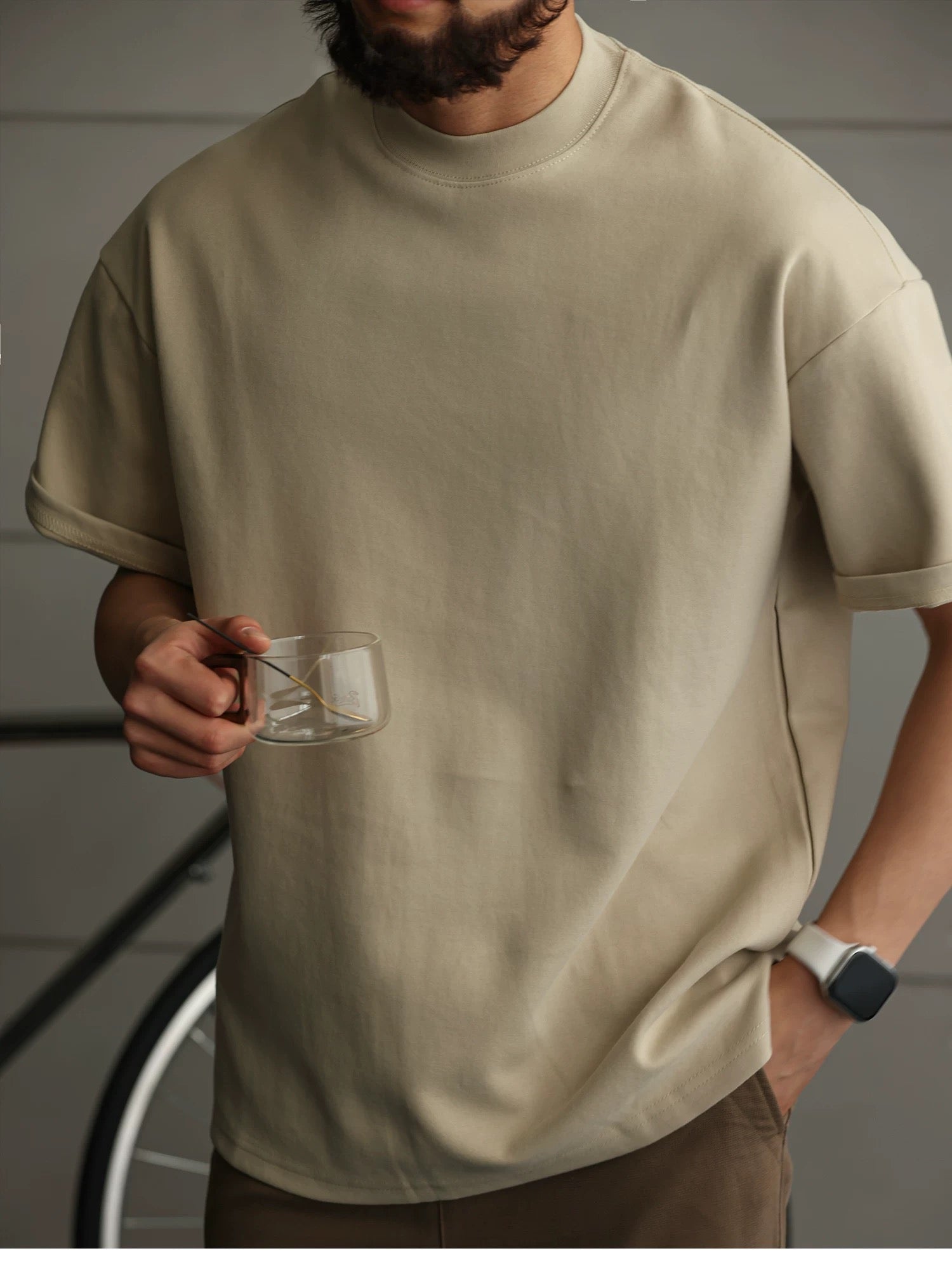 Men’s Classic Solid Short-Sleeve Tee S0019