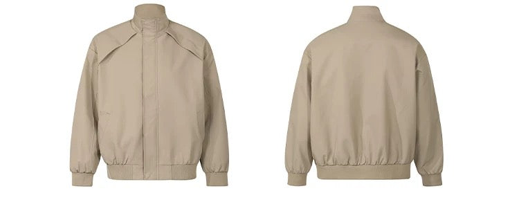 Chaqueta deconstruida de corte limpio para hombre – American Retro Oversize Street Outerwear T0139