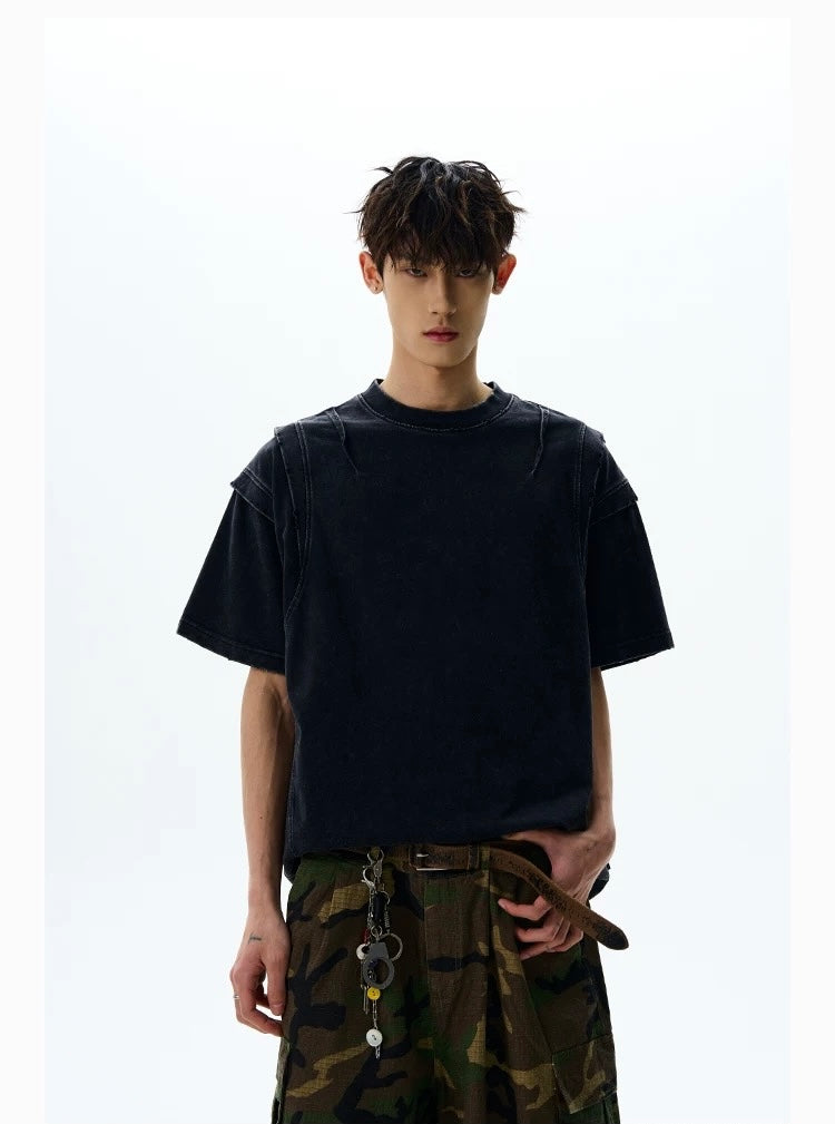 Men’s Solid Essential Short-Sleeve Tee S0014