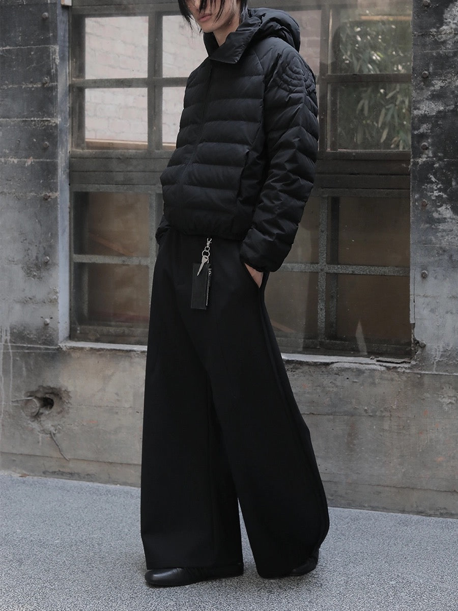 [JCAESAR] QUILTED SHELL PUFFER JACKET T0170