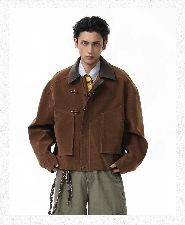 Men’s Barn-Style Short Jacket T0017