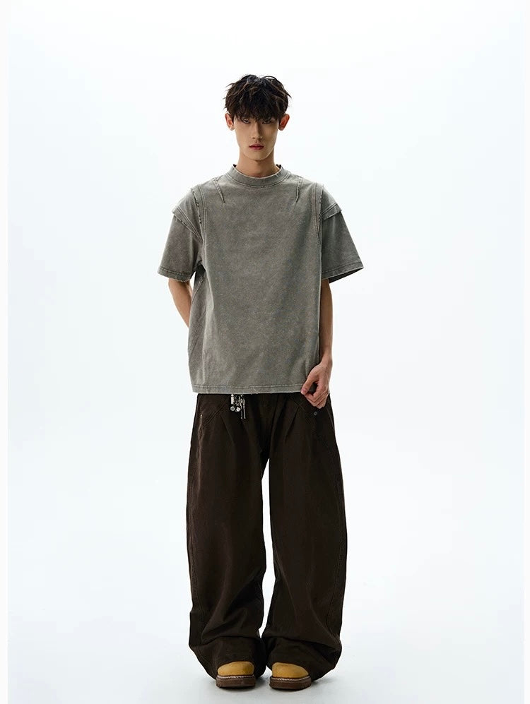 Men’s Solid Essential Short-Sleeve Tee S0014