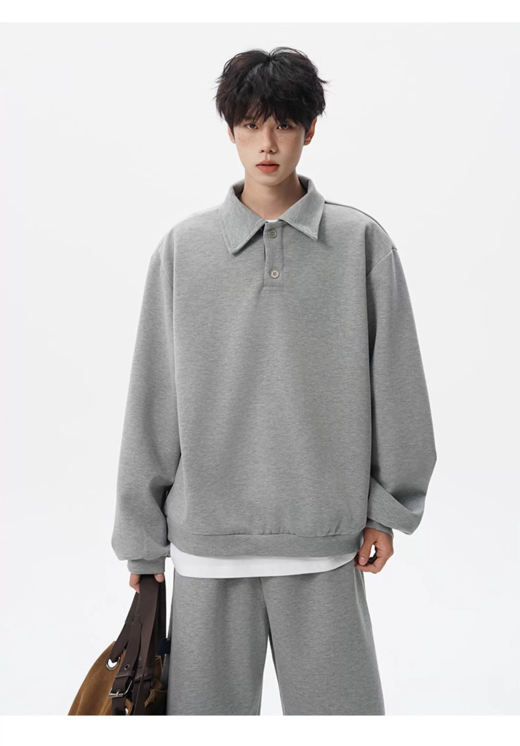 Vintage American Shawl Collar Pullover Hoodie – Retro Loose Fit Streetwear Sweatshirt S0040