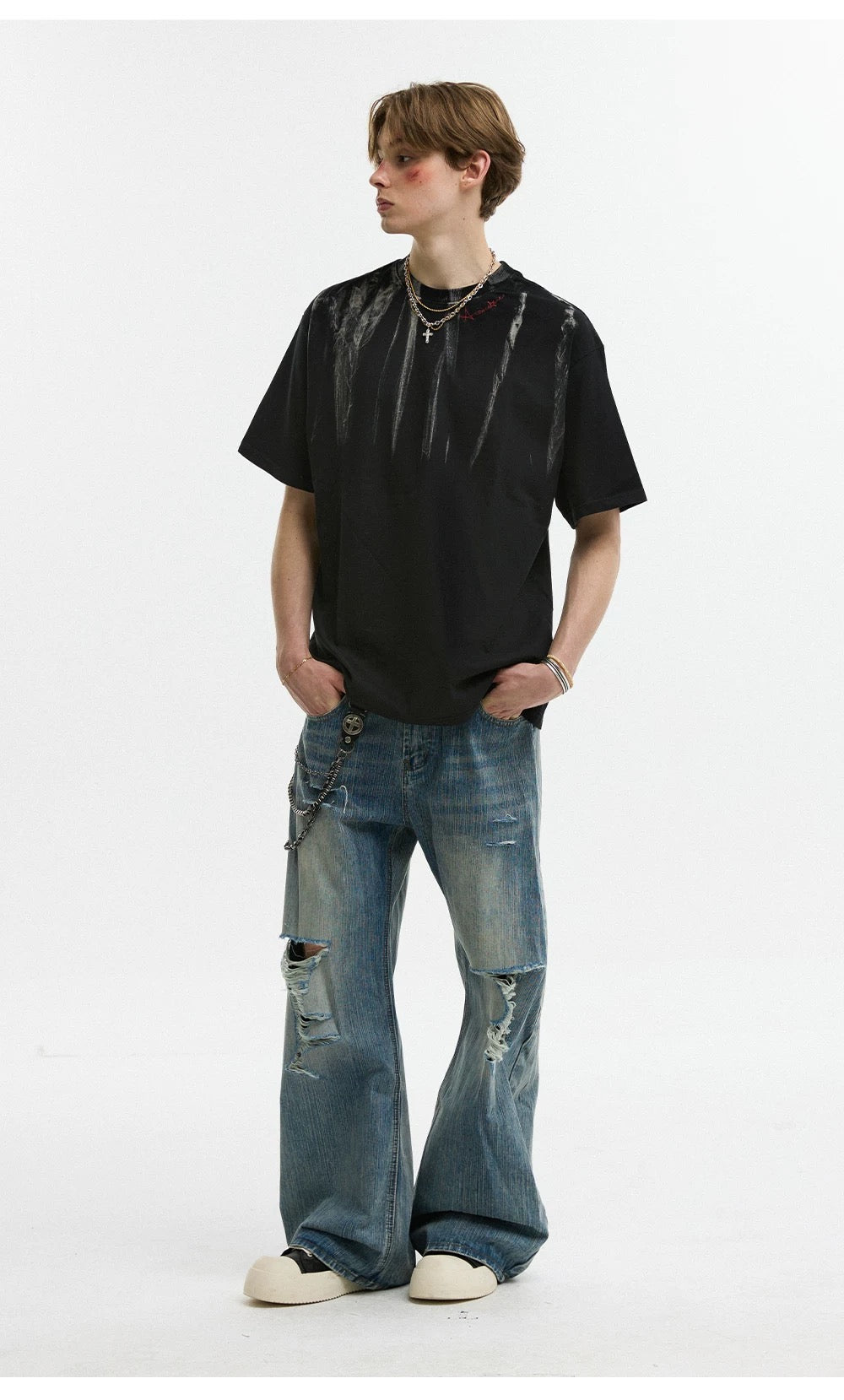 Men’s Solid Color Short-Sleeve T-Shirt S0008