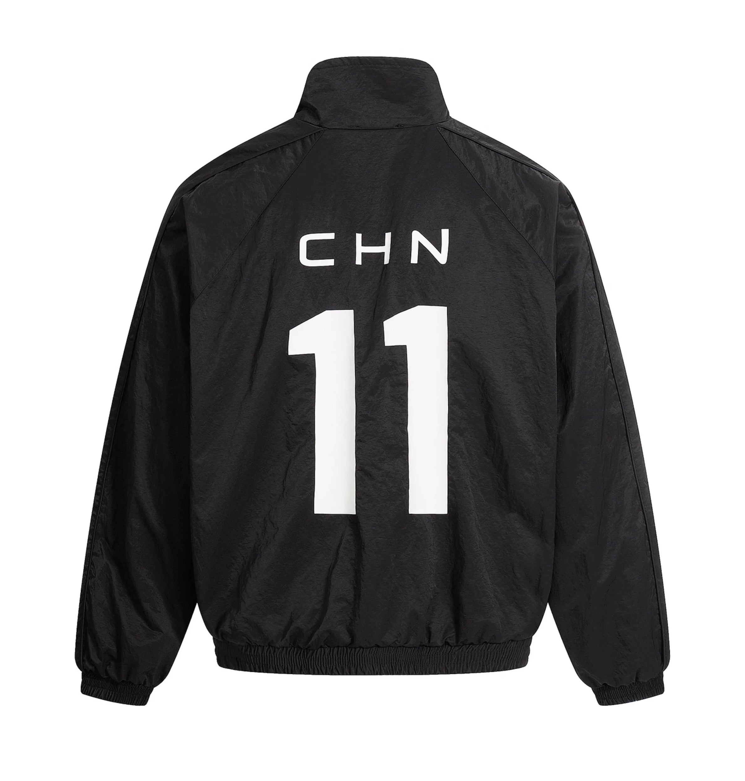 American Letter Print Jacket – Vintage Streetwear Varsity Zip Jacket T0026