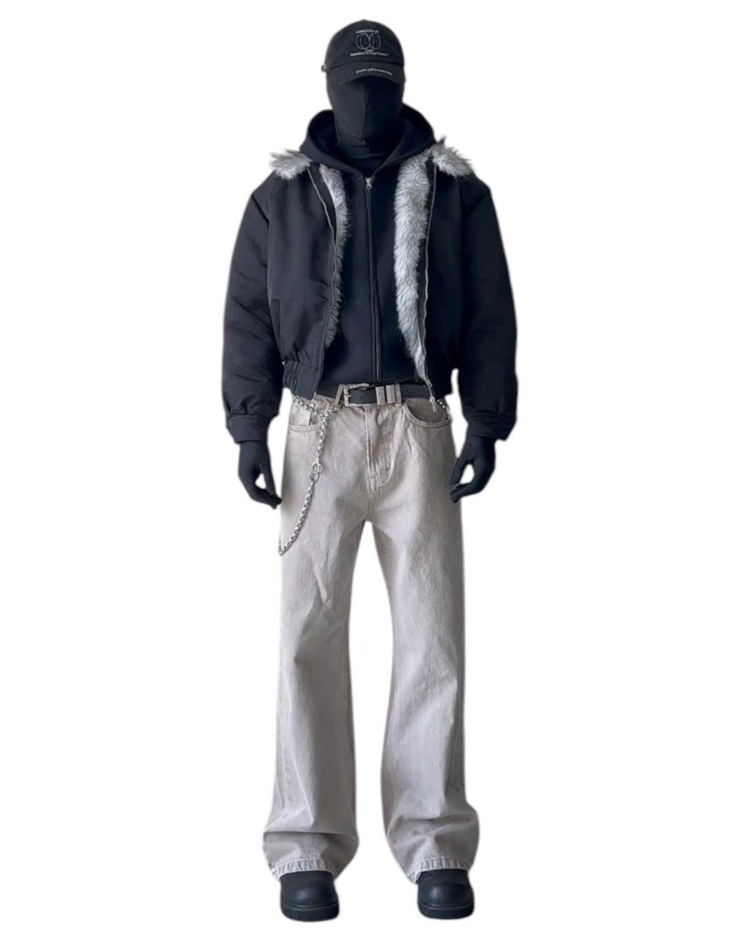 [FLAT ROOM] HEAVYWEIGHT BOX FIT ZIP HOODIE S0215