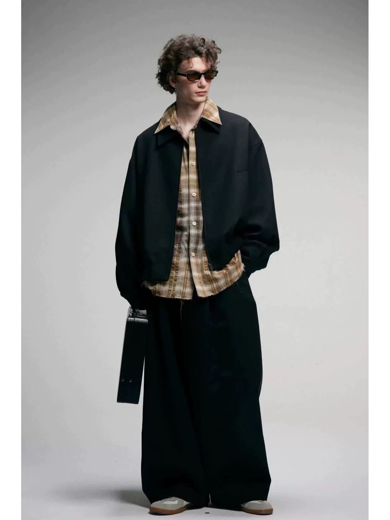 Men’s American Retro Commuter Jacket – Minimal Vintage Street Outerwear T0061