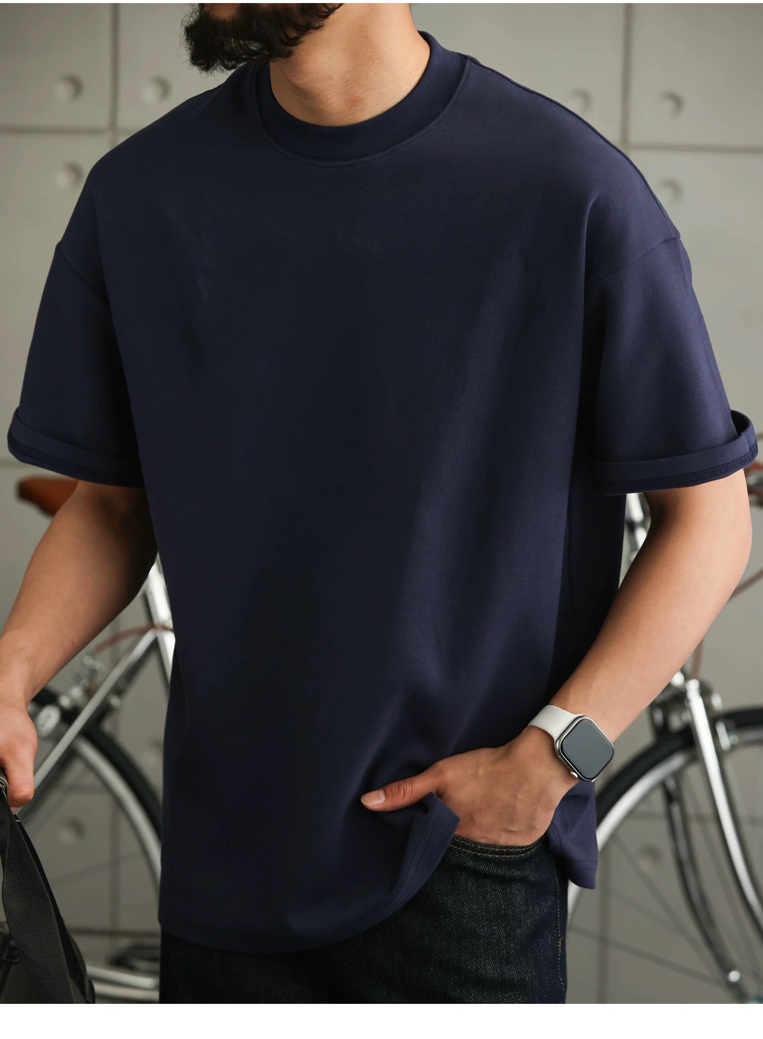 Men’s Classic Solid Short-Sleeve Tee S0019