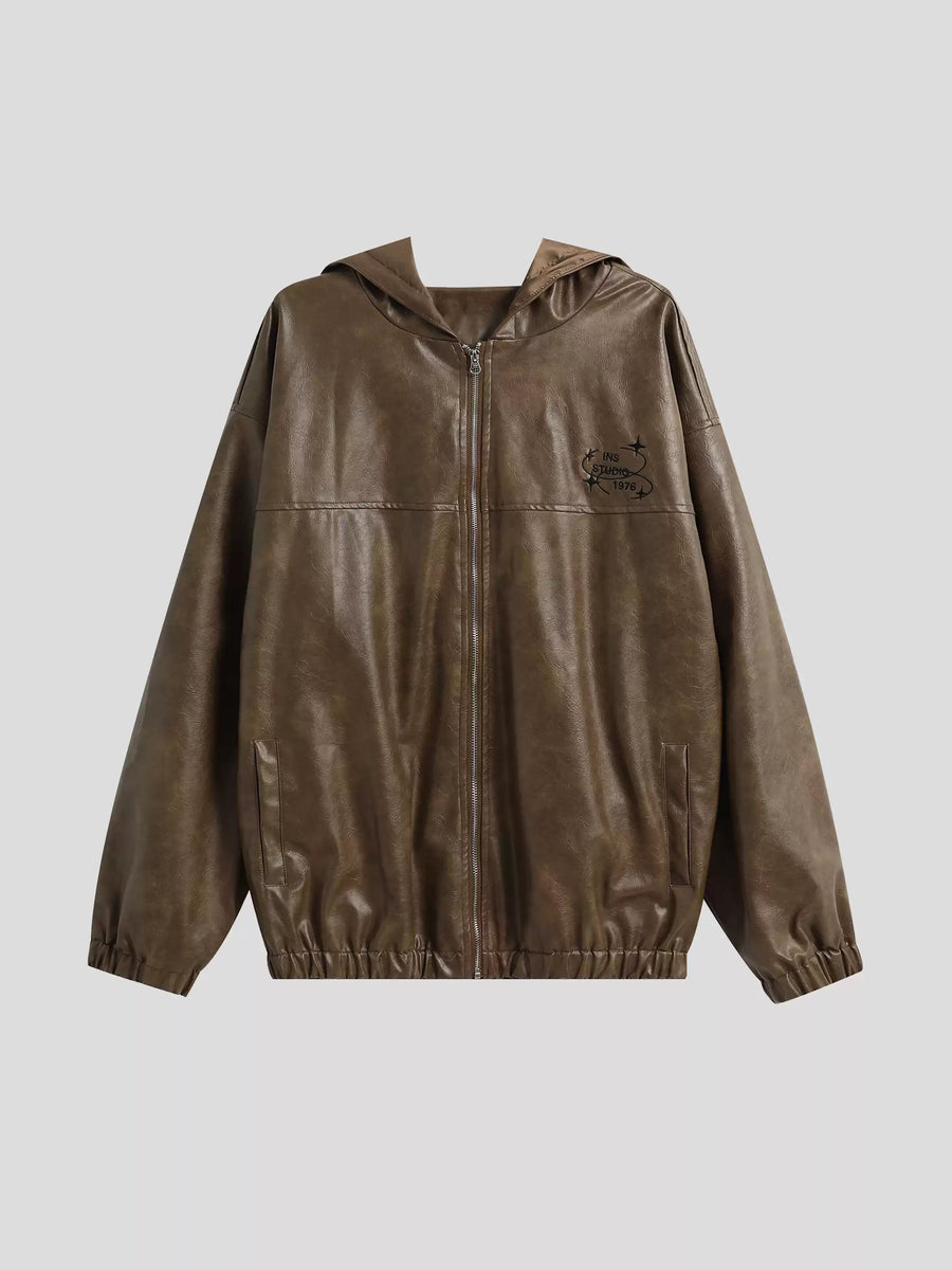 PU LEATHER JACKET T0097