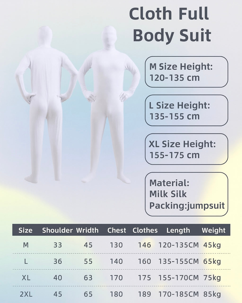 [STEP BLØCK] Cloth Full
Body Suit st001