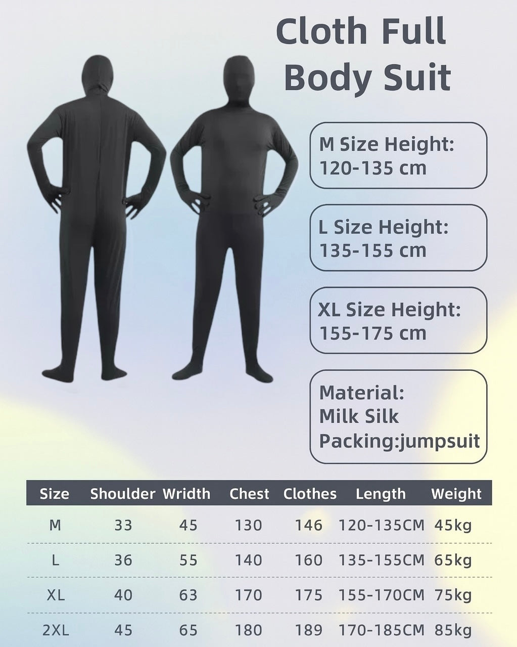 [STEP BLØCK] Cloth Full
Body Suit st001