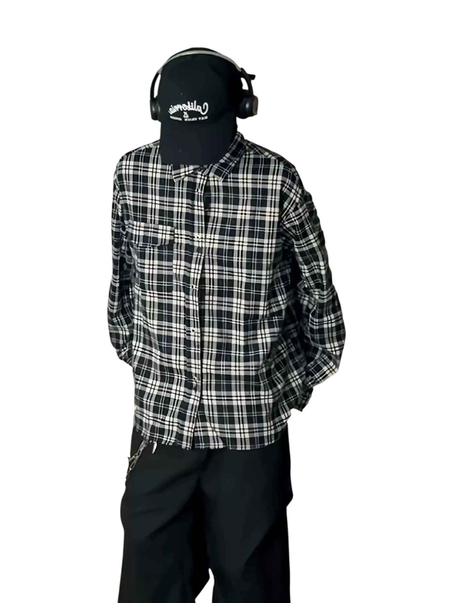 [MaxDstr] PLAID OVERSIZED SHIRT J0145