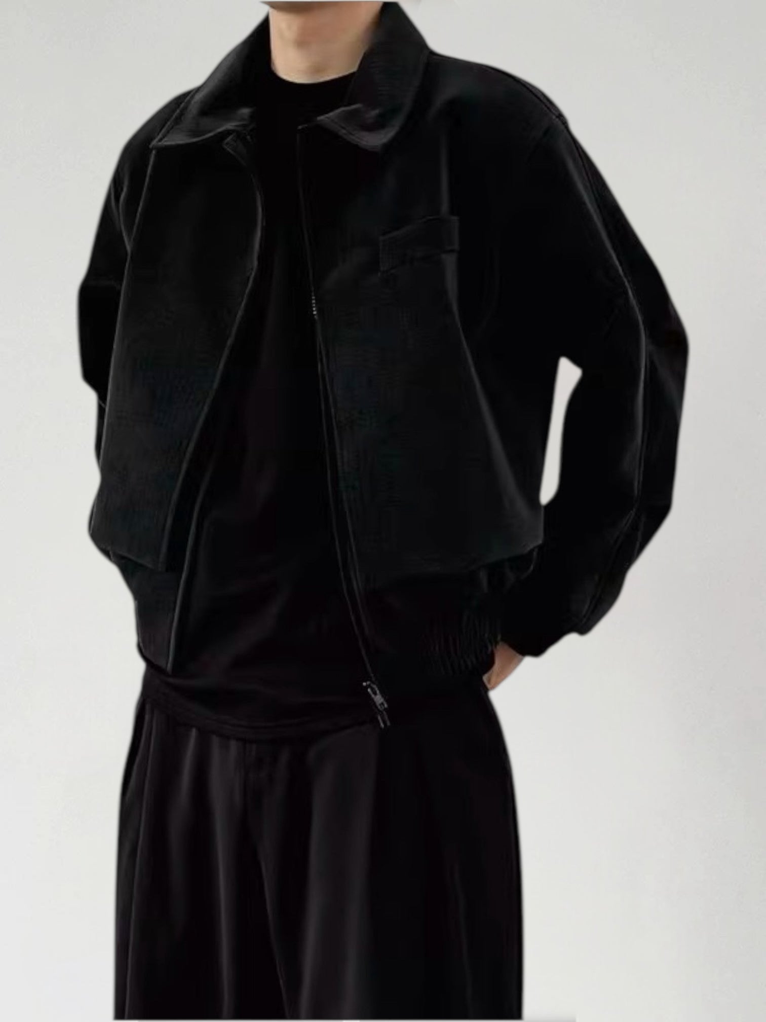 TEXTURED PANELLED PADDED JACKET T0184