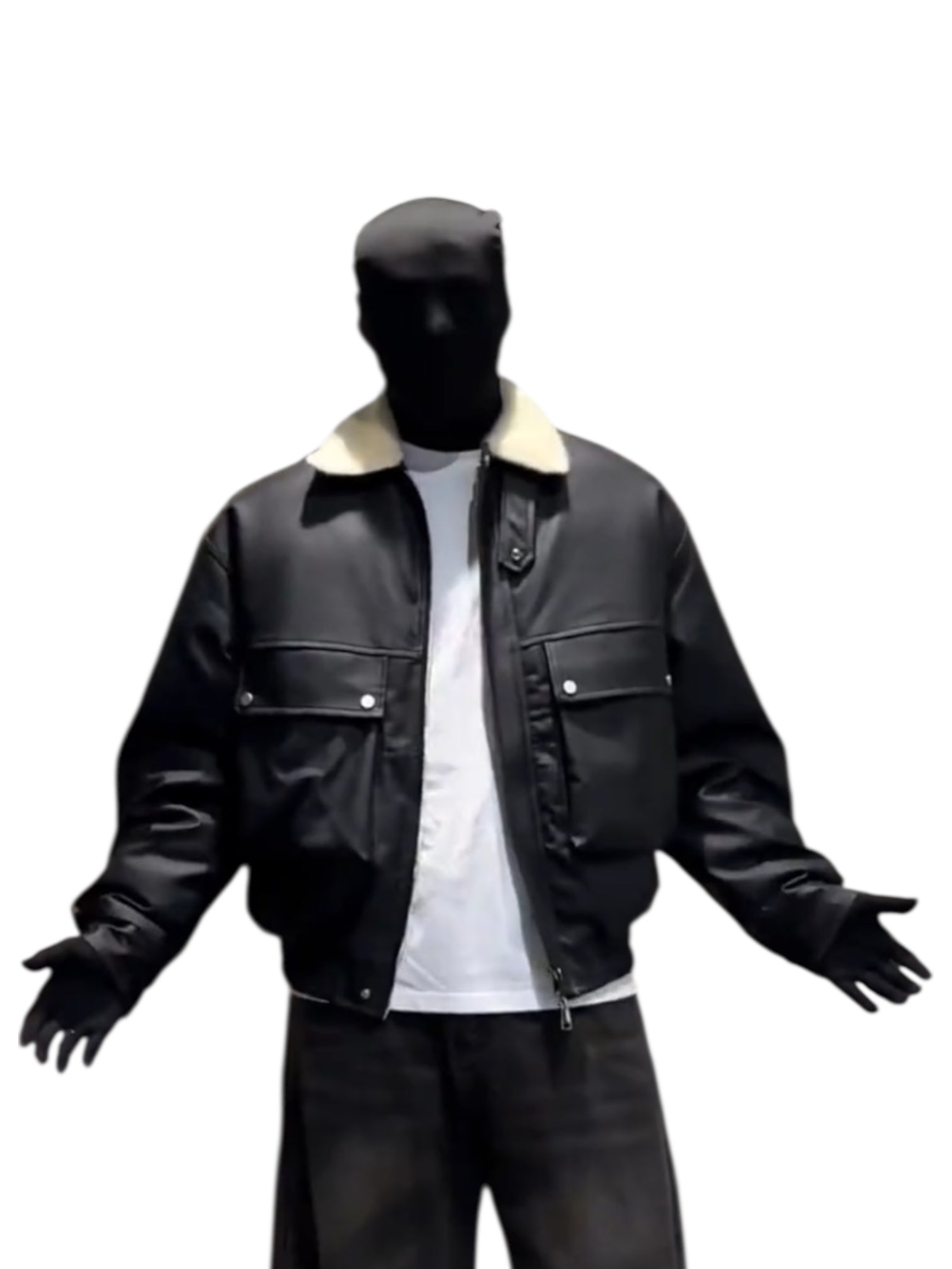 FUR-COLLAR CLEANFIT JACKET T0145