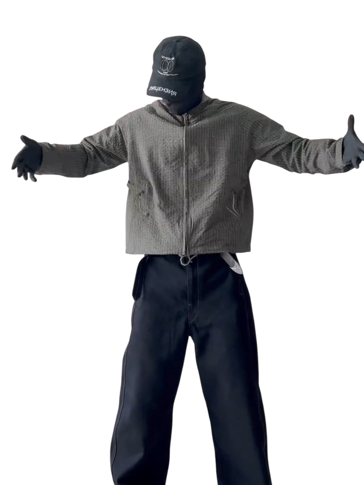 [DIMC] MESH TEXTURE HOODED JACKET T0174