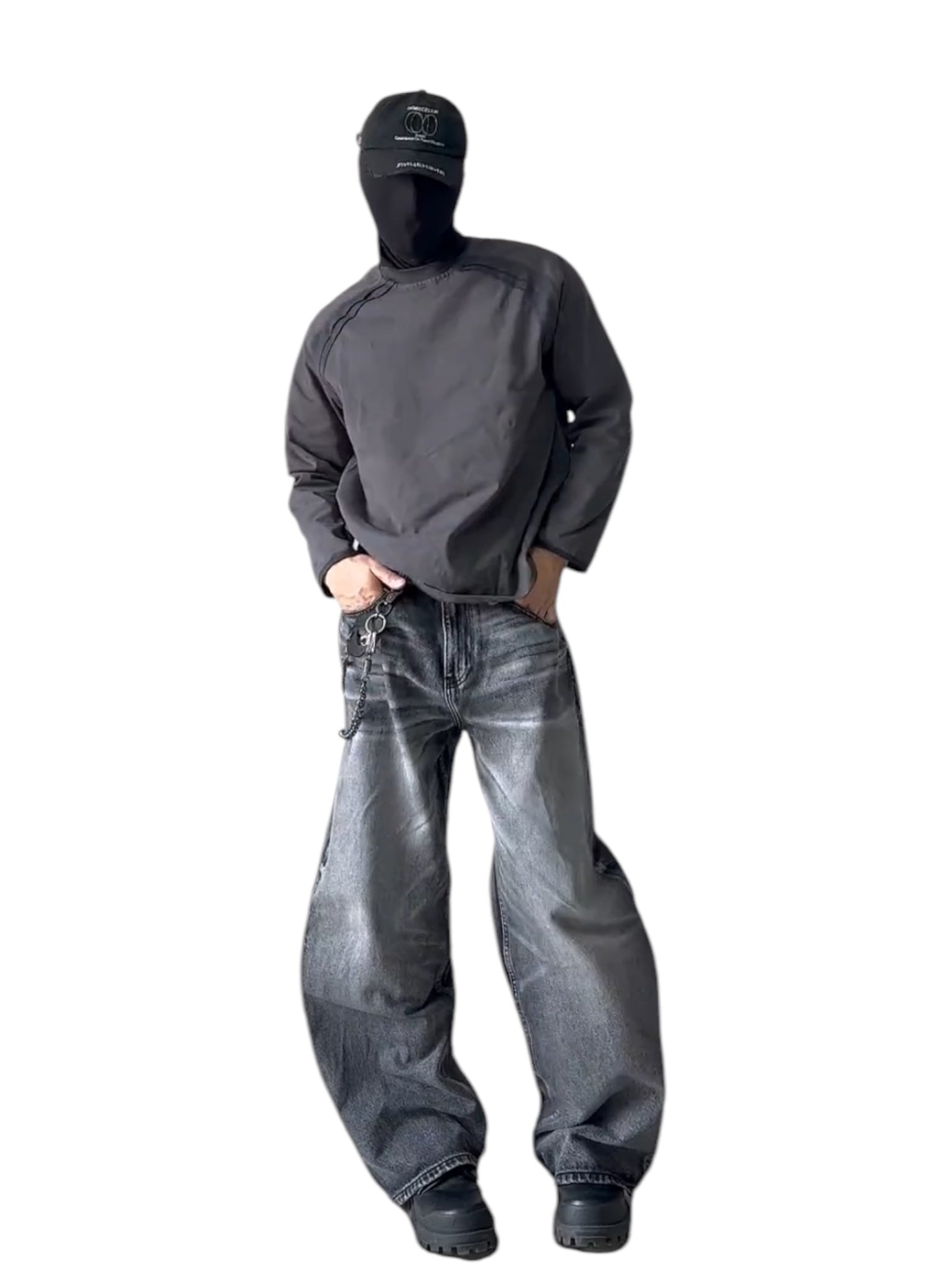 [TBR] WASHED A-CUT JEANS B0305