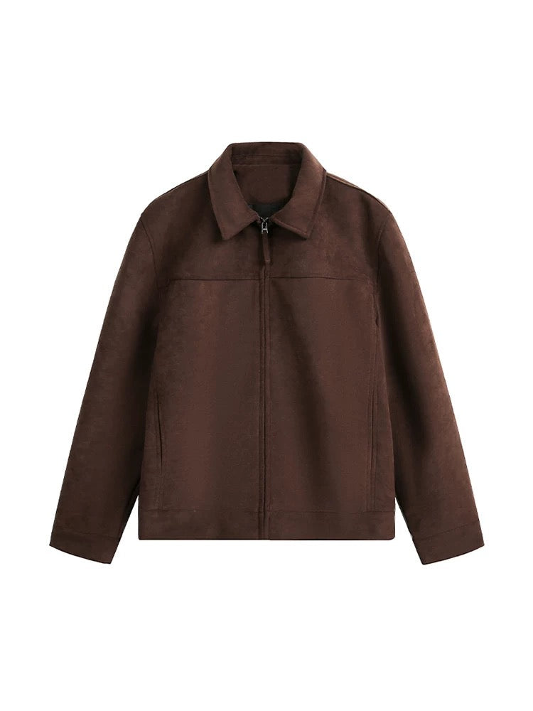 CHAQUETA HIP-HOP DE ANTE SINTÉTICO T0153