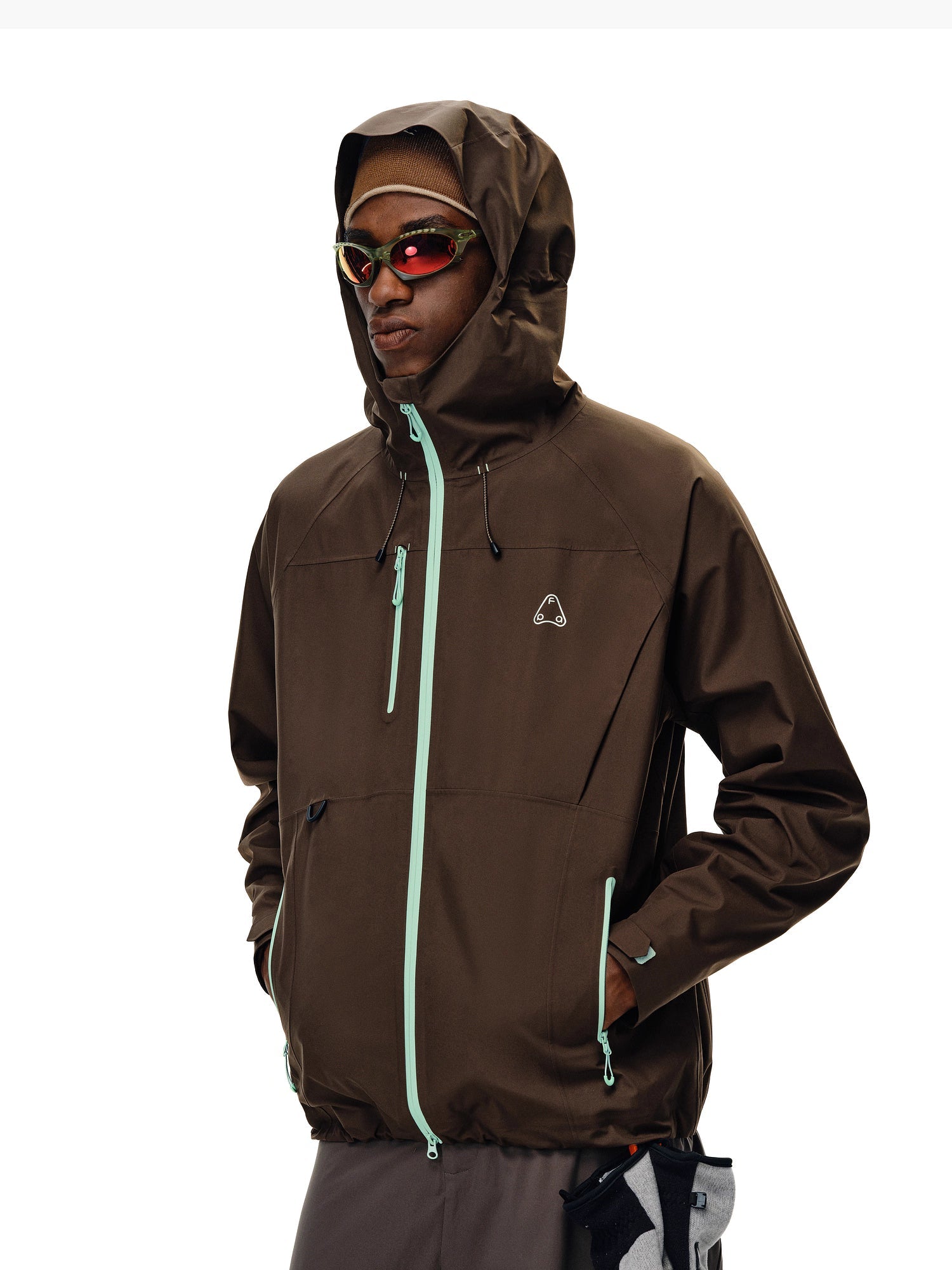 COLORBLOCK SHELL JACKET T0143