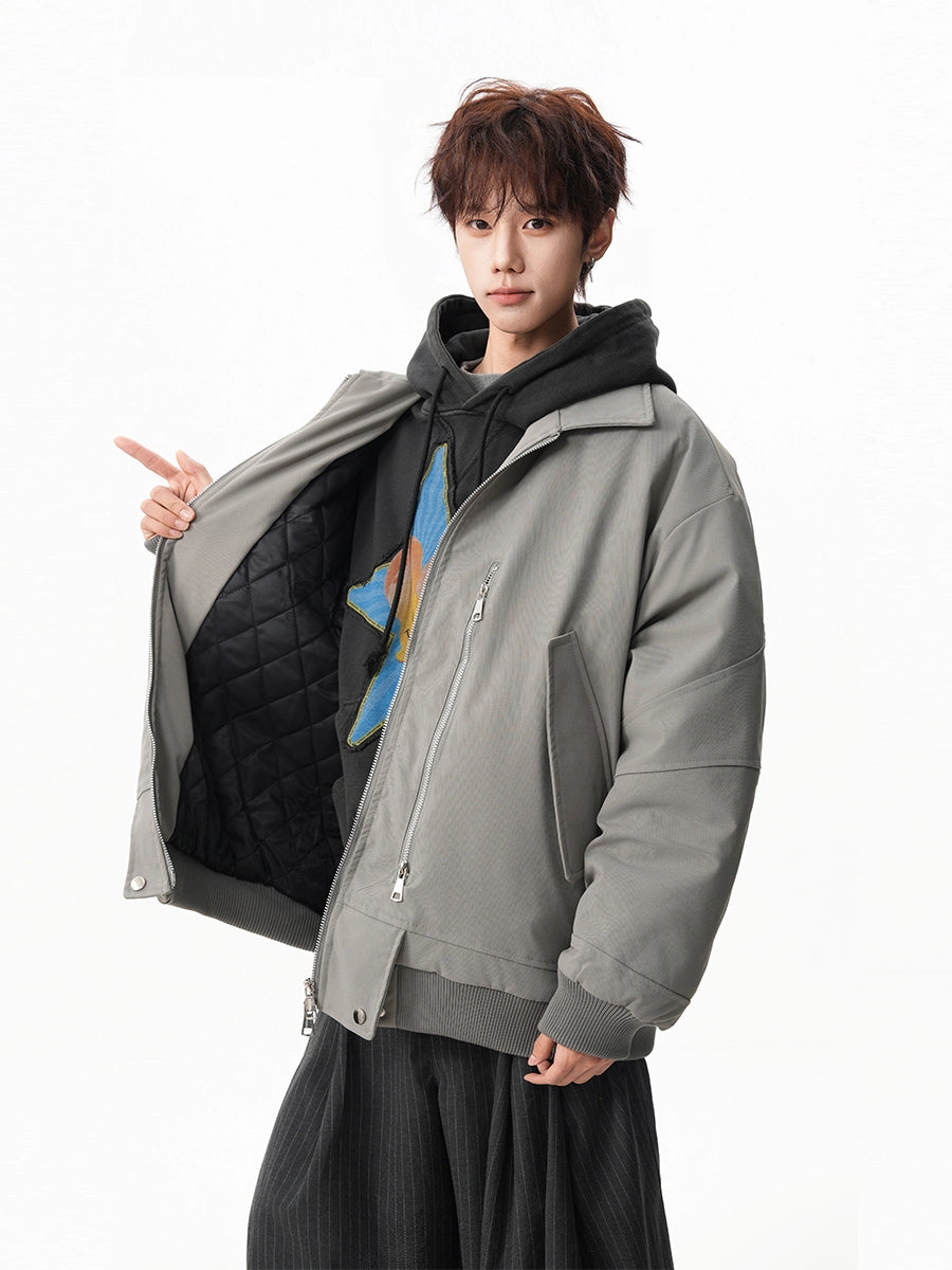 Bomber jacket thickened jacket C0385