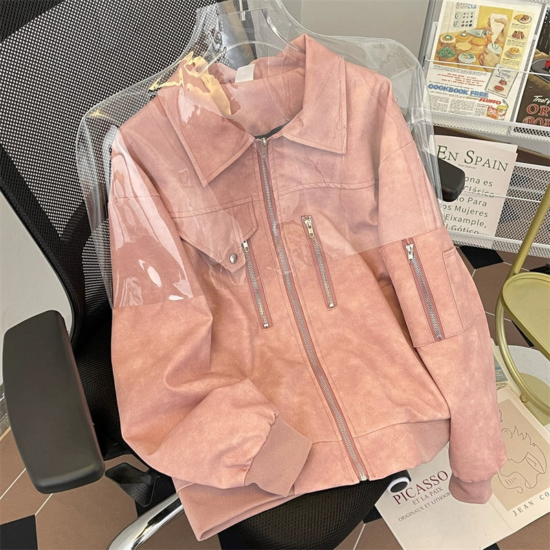 New leather jacket T0378