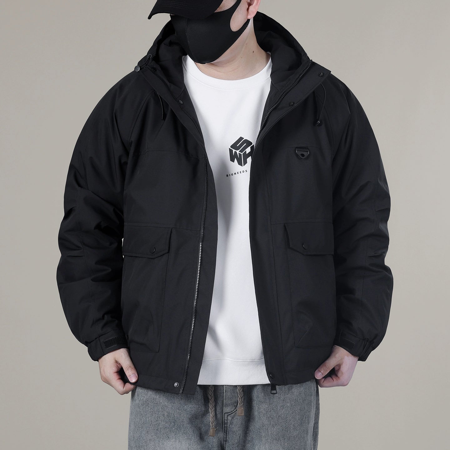 Waterproof windproof hooded assault jacket ff0002