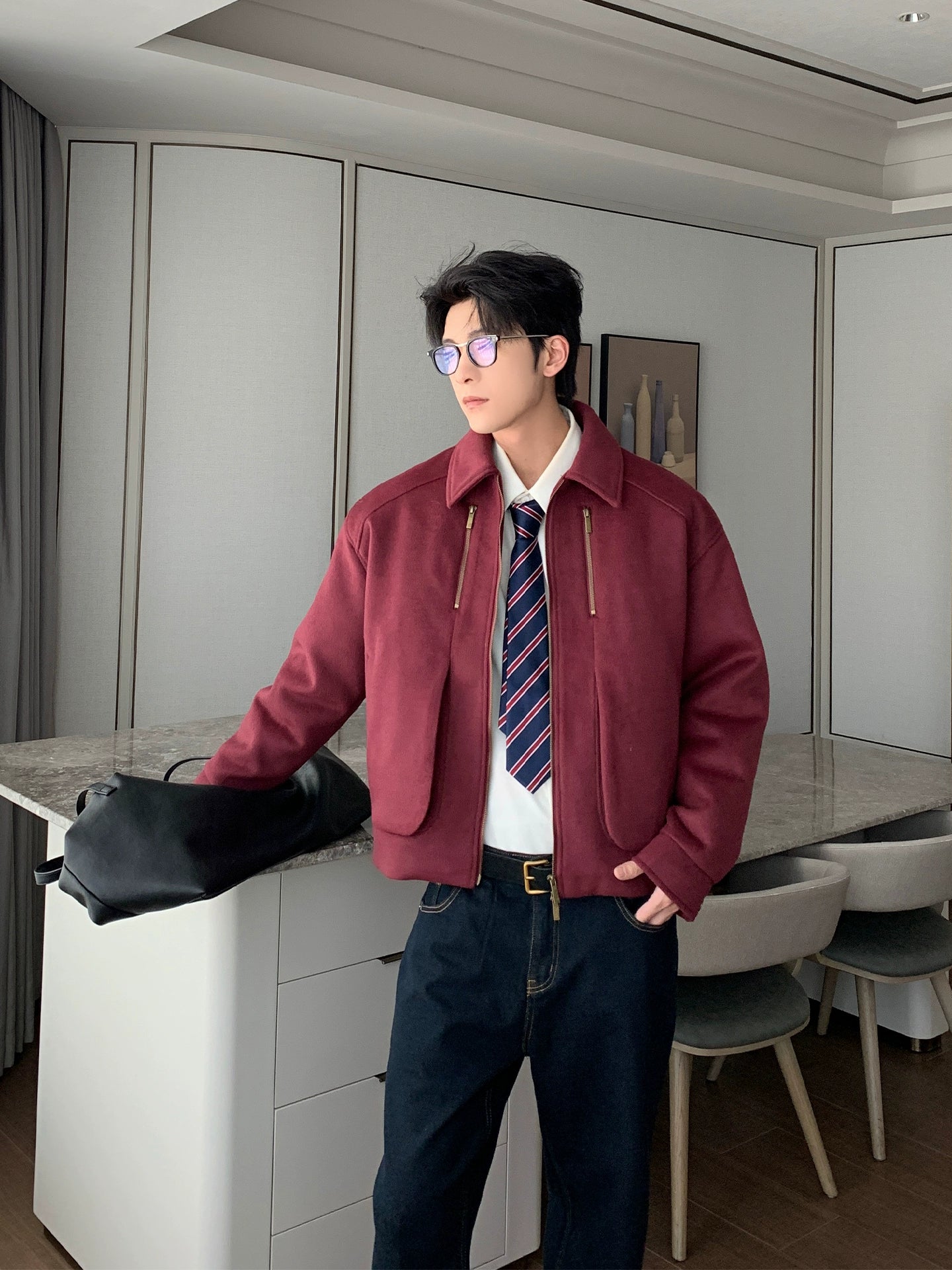 Removable liner down jacket T0366