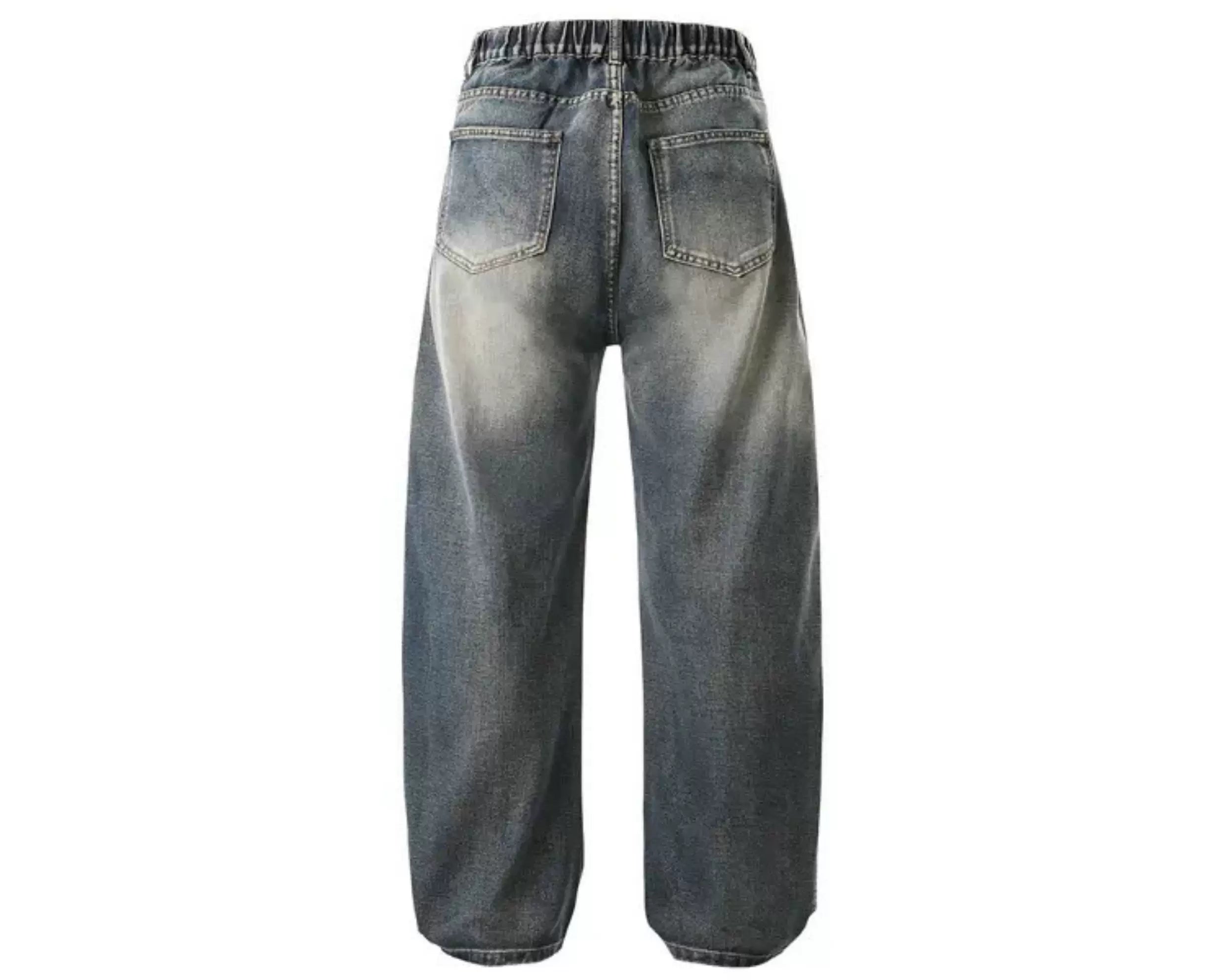 Washed retro scimitar jeans fff0284