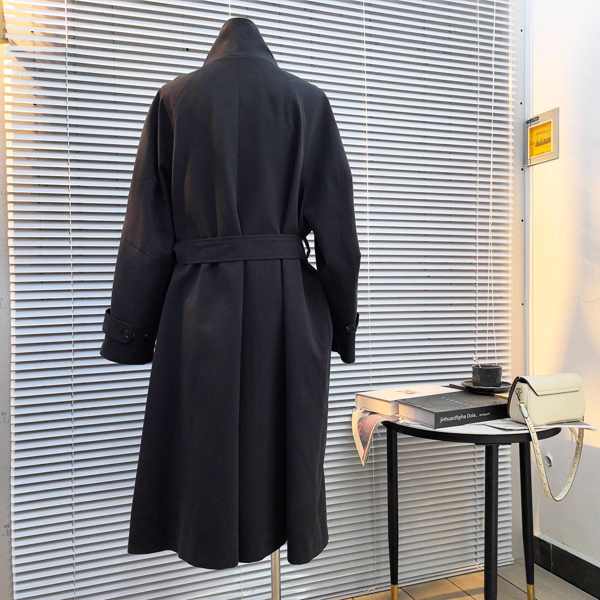 STAND-COLLAR TRENCH COAT T0150