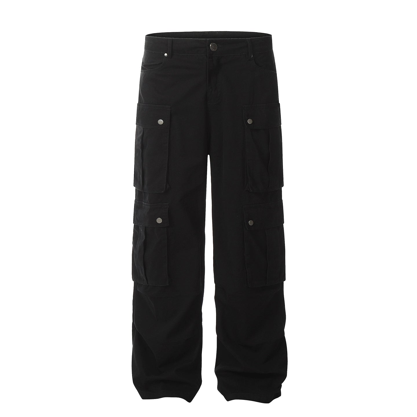 Cleanfit multi-pocket black overalls fe0289