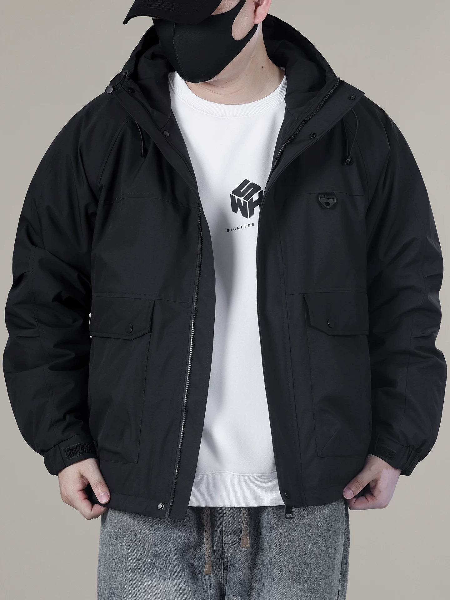 Waterproof windproof hooded assault jacket ff0002