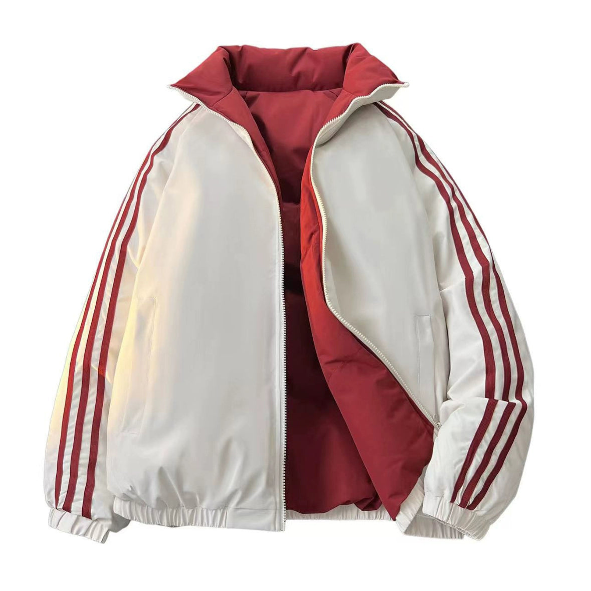 Three bars double-sided cotton-padded coat T0083