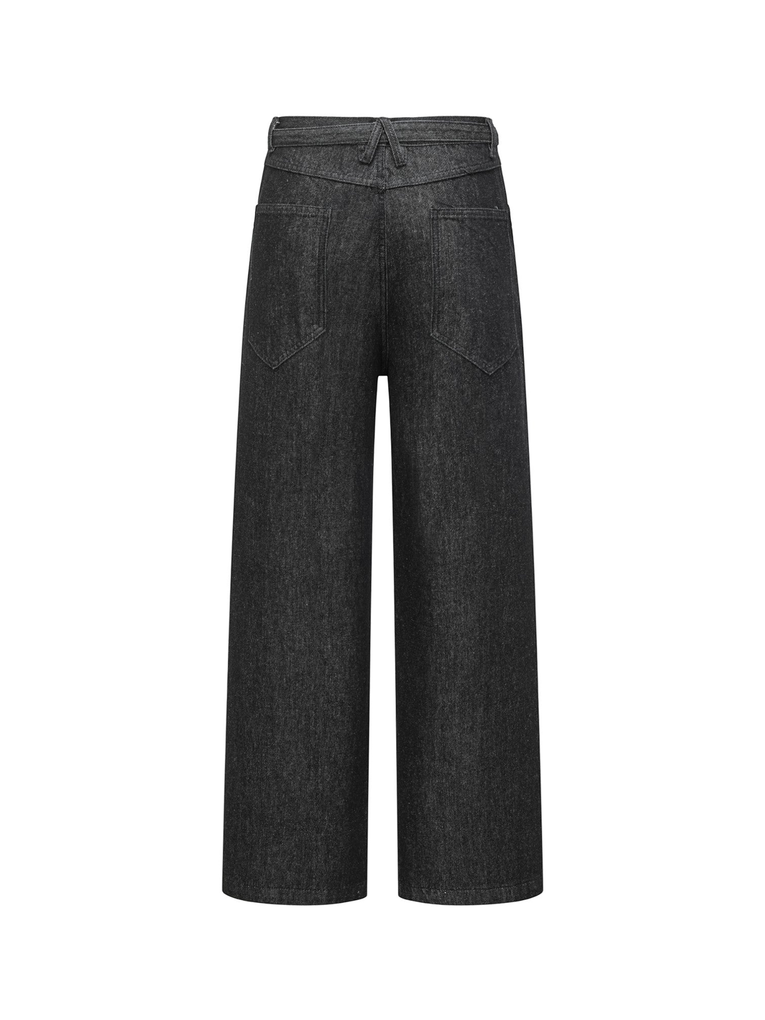 [SINONOME] DRAWSTRING A-CUT HEAVY JEANS B0303