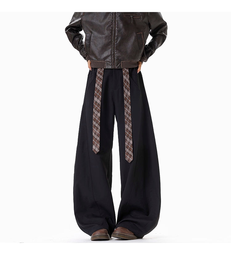 DRAPE SABER-CUT TROUSERS B0189