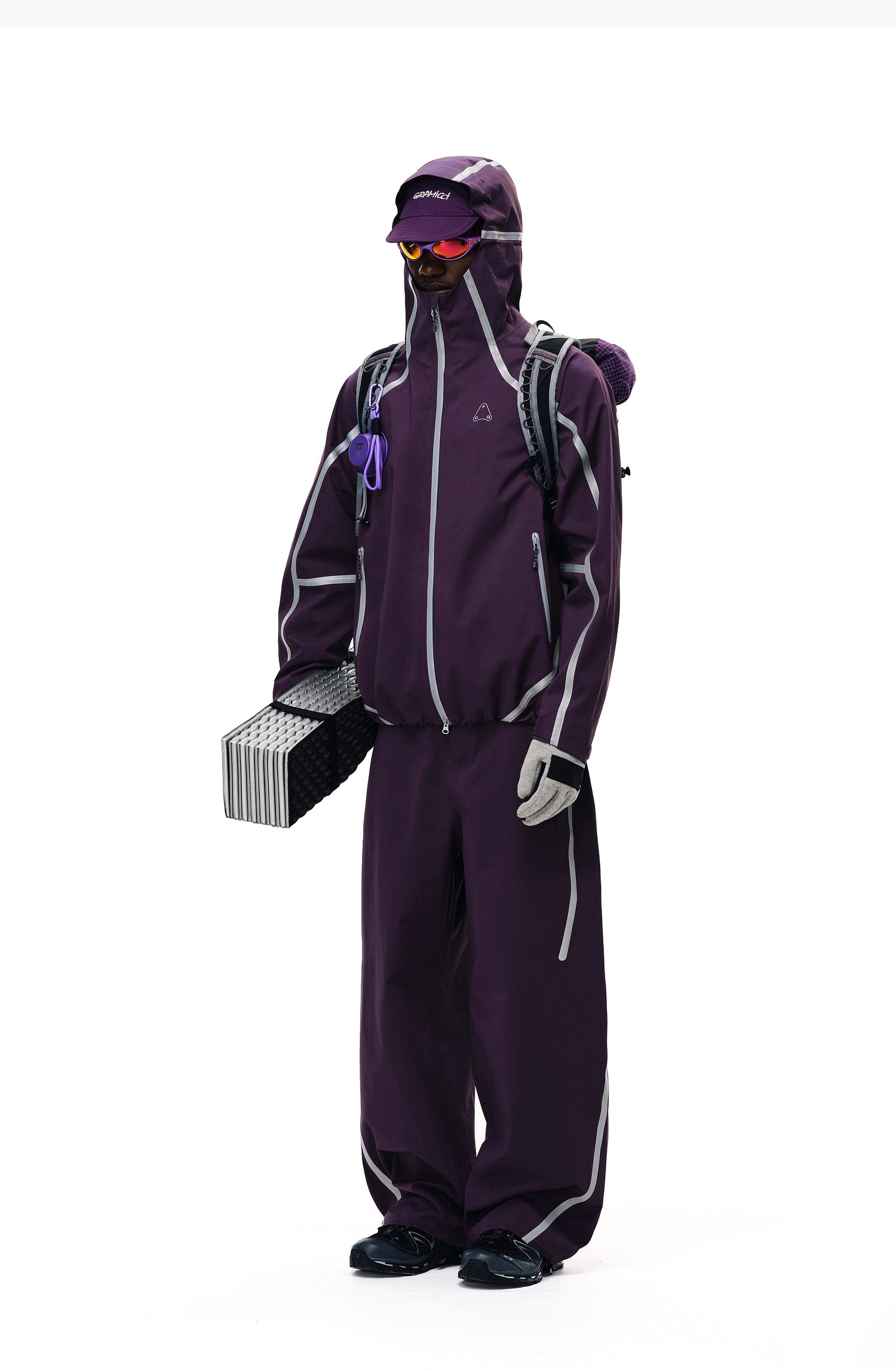 COLORBLOCK SHELL JACKET T0143