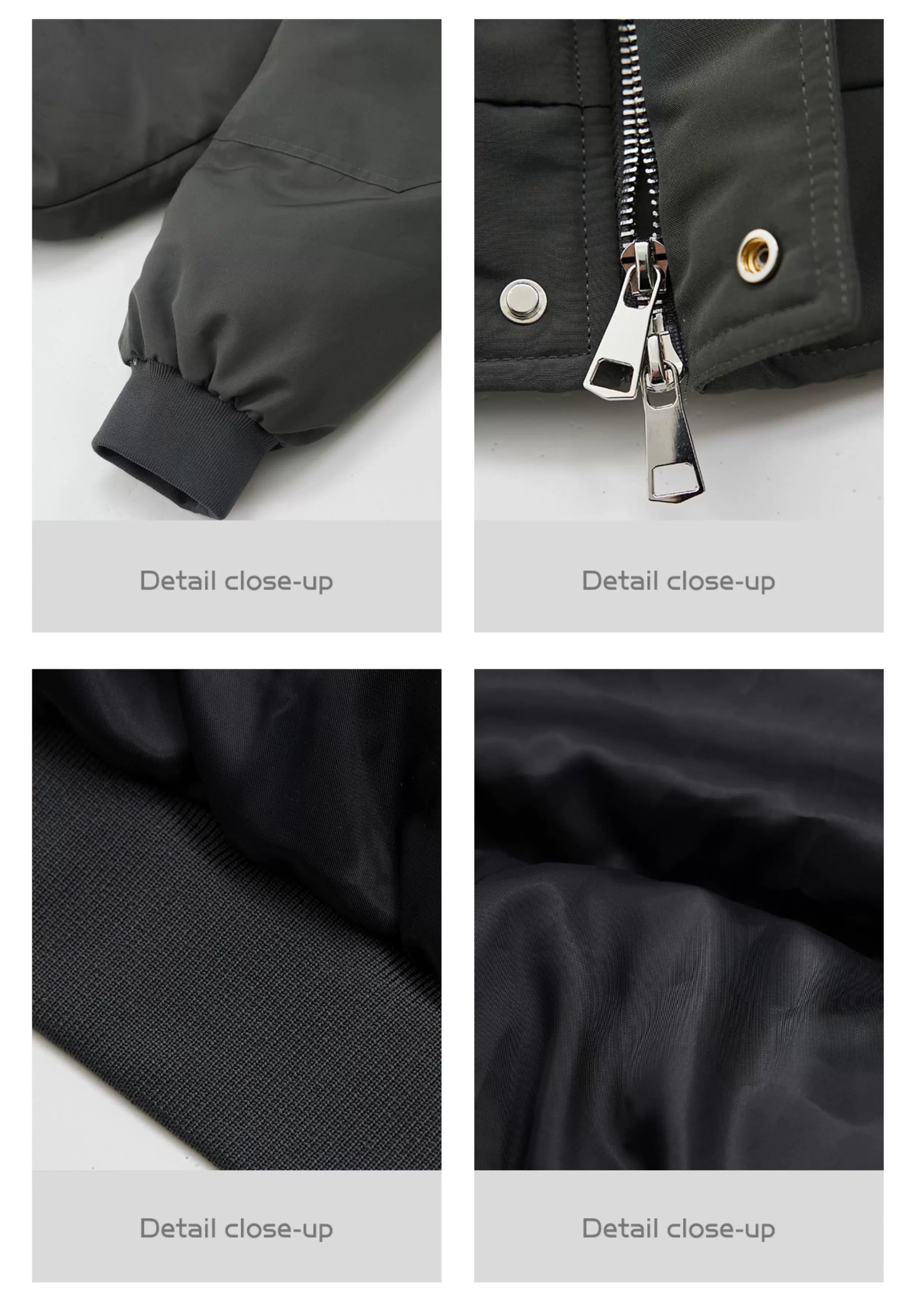 Vintage Fur Collar Hooded Thickened Parka FE0713