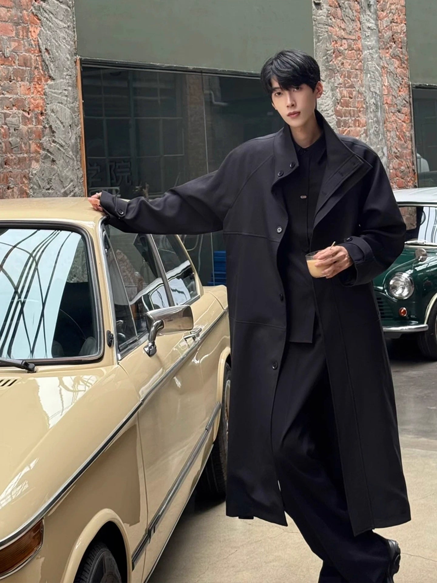 STAND-COLLAR TRENCH COAT T0150