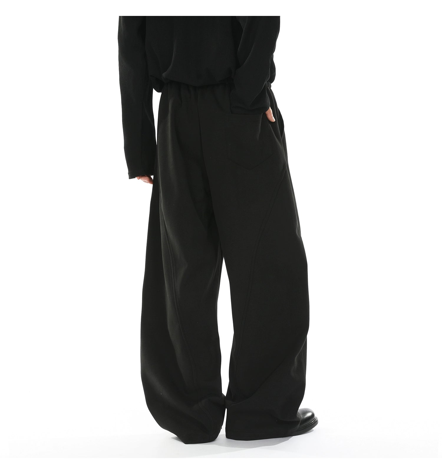 Loose straight basic sweatpants B0384