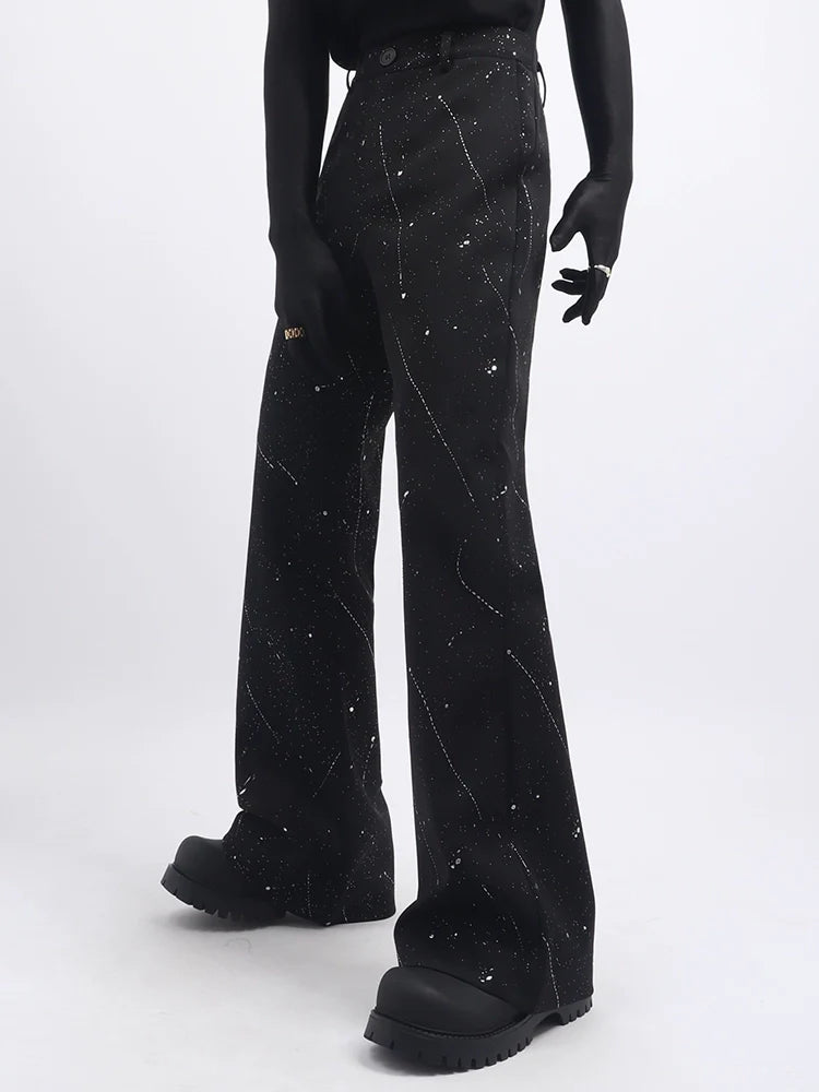 Black clothes high sense full of stars design blazer handsome fashion niche men's suit tide R011