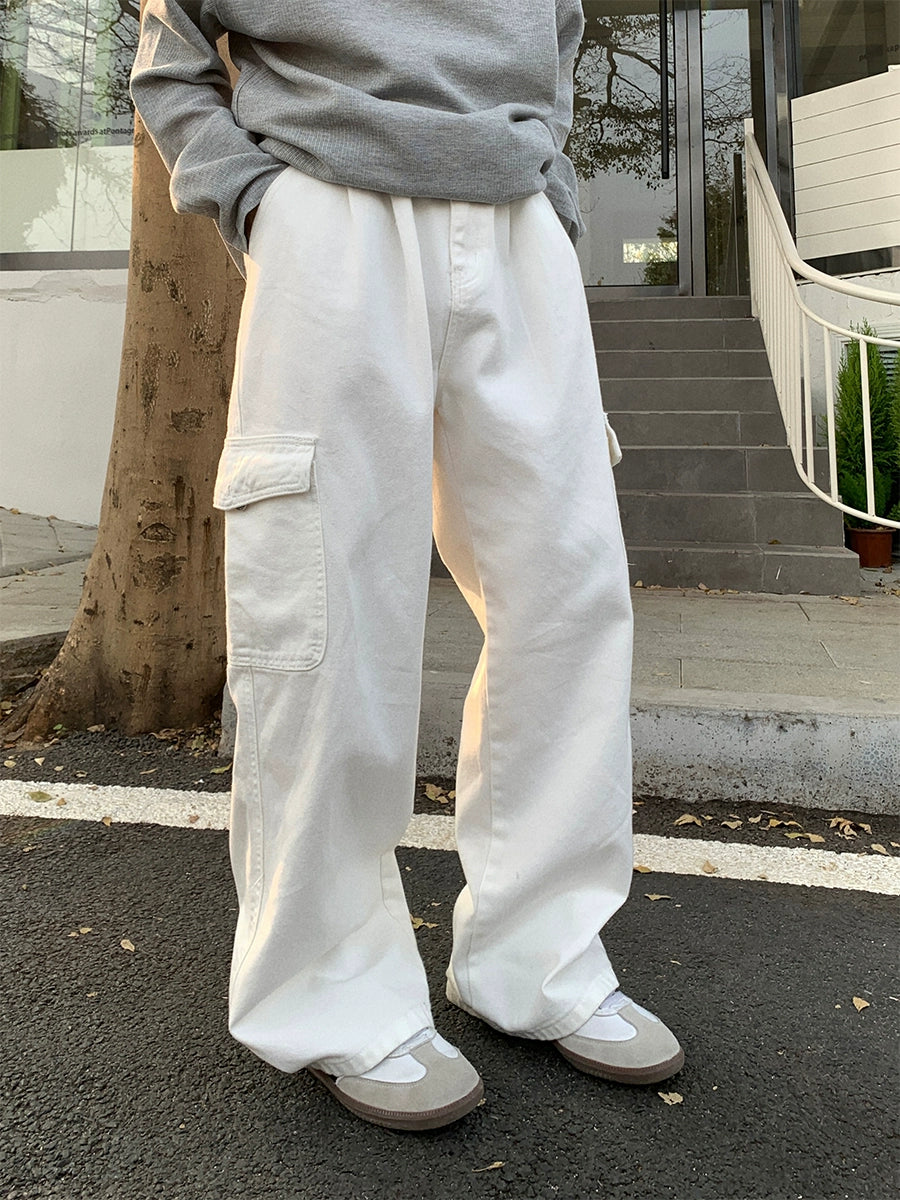 American loose straight overalls C0386