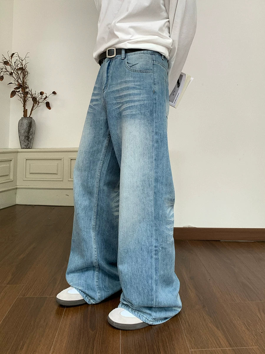 American Vintage Wide-Leg Light Blue Jeans FE0290