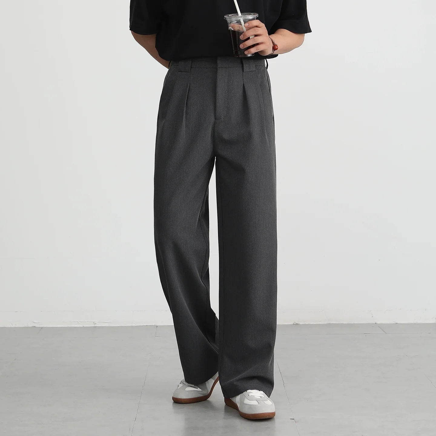 Show height and thinness, high-end casual suit and trousers M001