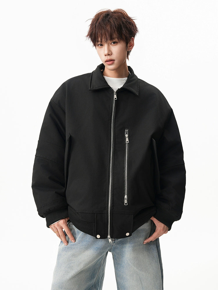 Bomber jacket thickened jacket C0385