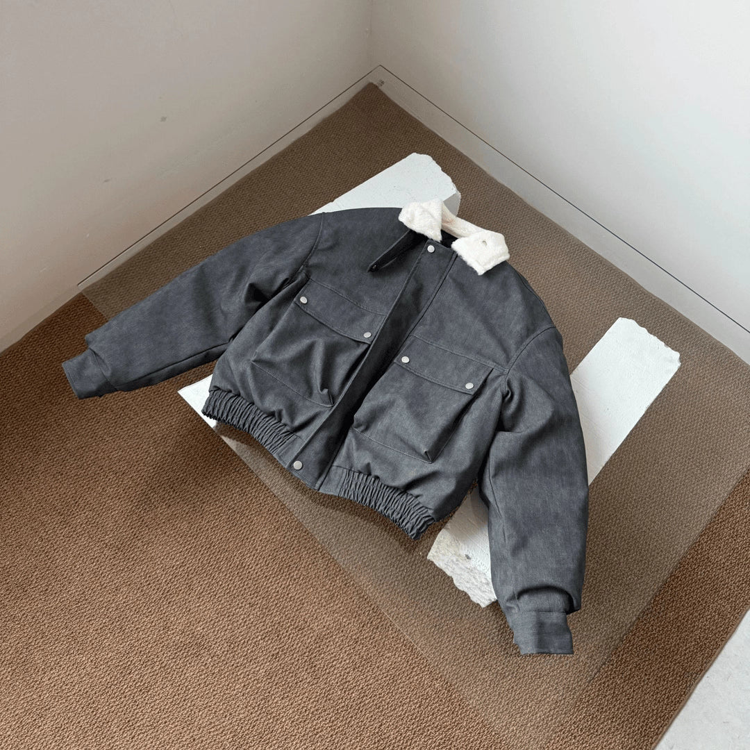 FUR-COLLAR CLEANFIT JACKET T0145