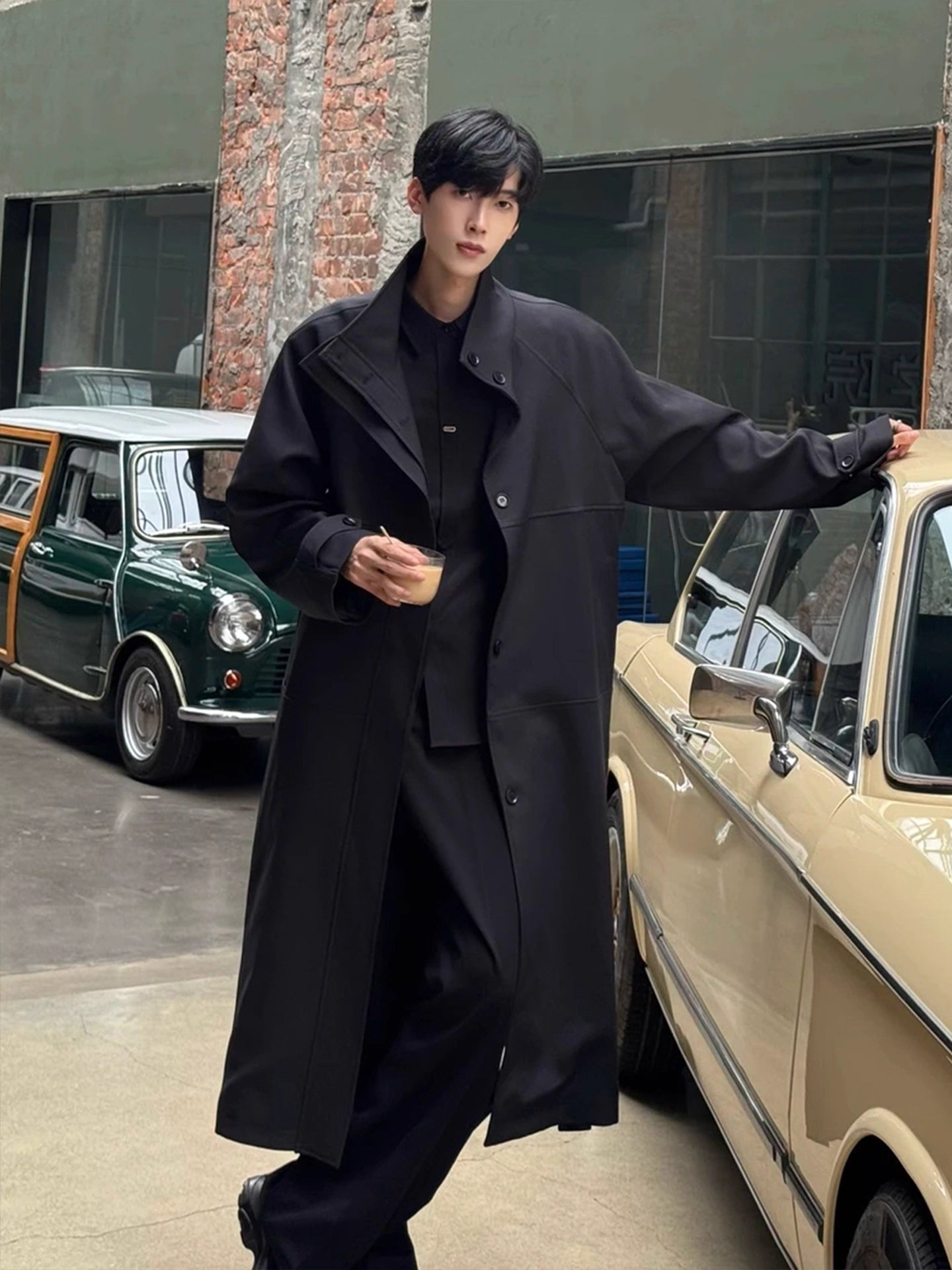 STAND-COLLAR TRENCH COAT T0150