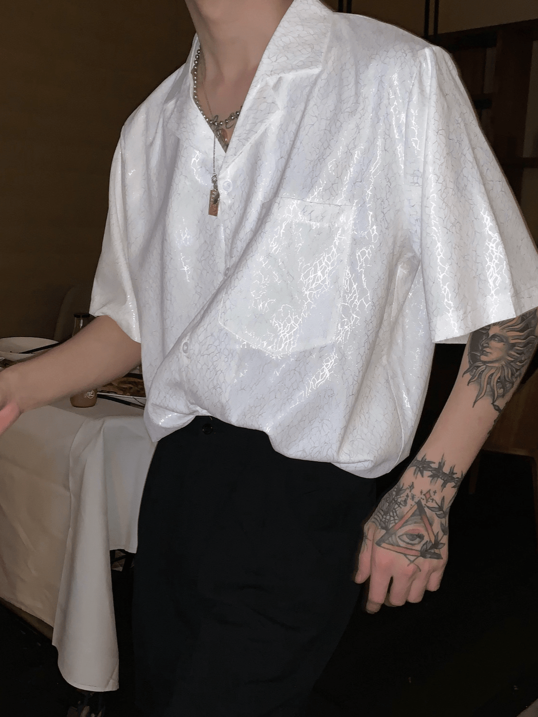 [CUIBUJU] high-end short-sleeved shirt J0114