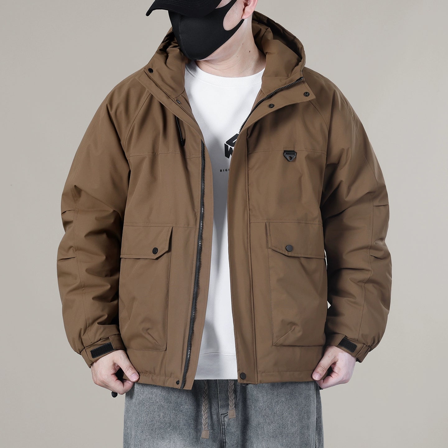 Waterproof windproof hooded assault jacket ff0002