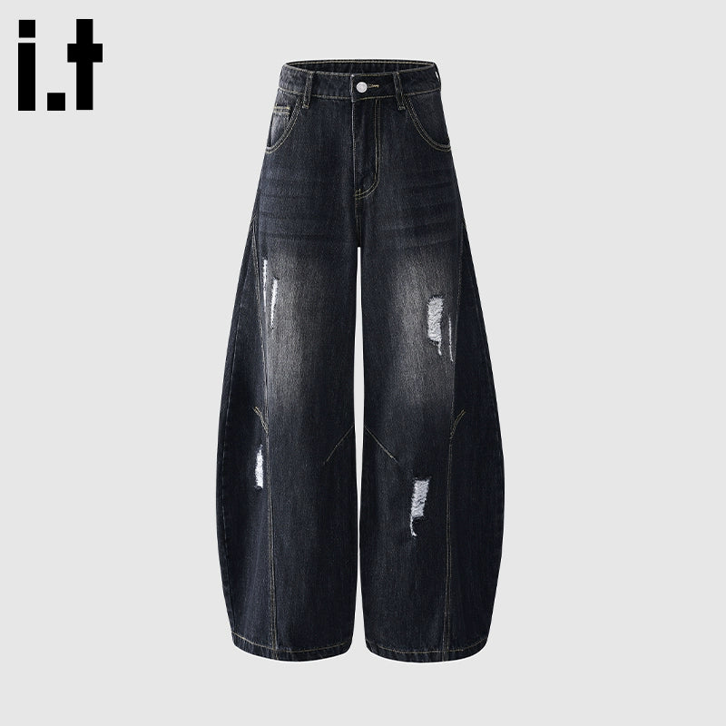 American Wash Wide Leg Jeans B0173