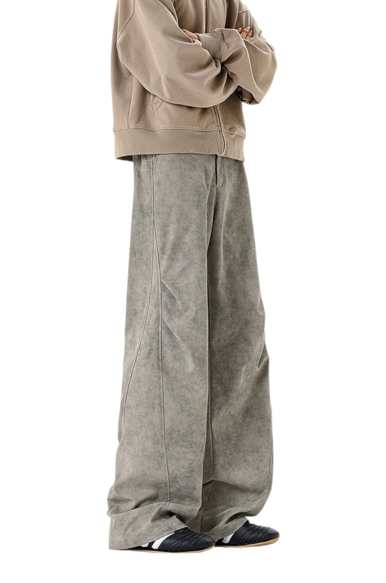 DECONSTRUCTED TIE-DYE SABER TROUSERS B0190