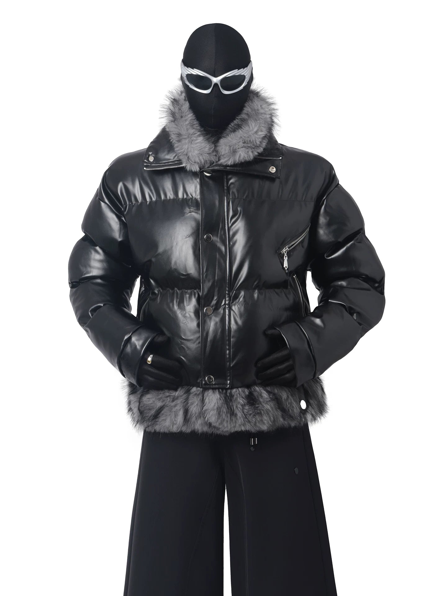 Deconstructing fake two-piece thickened cotton garment FE0708