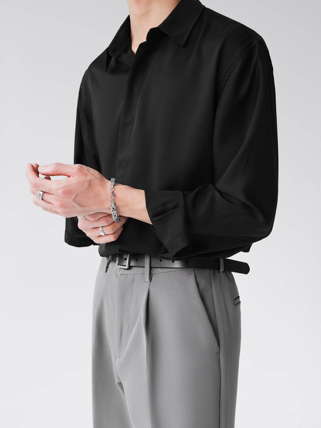 [HOHO] Simple Design Shirt J0133